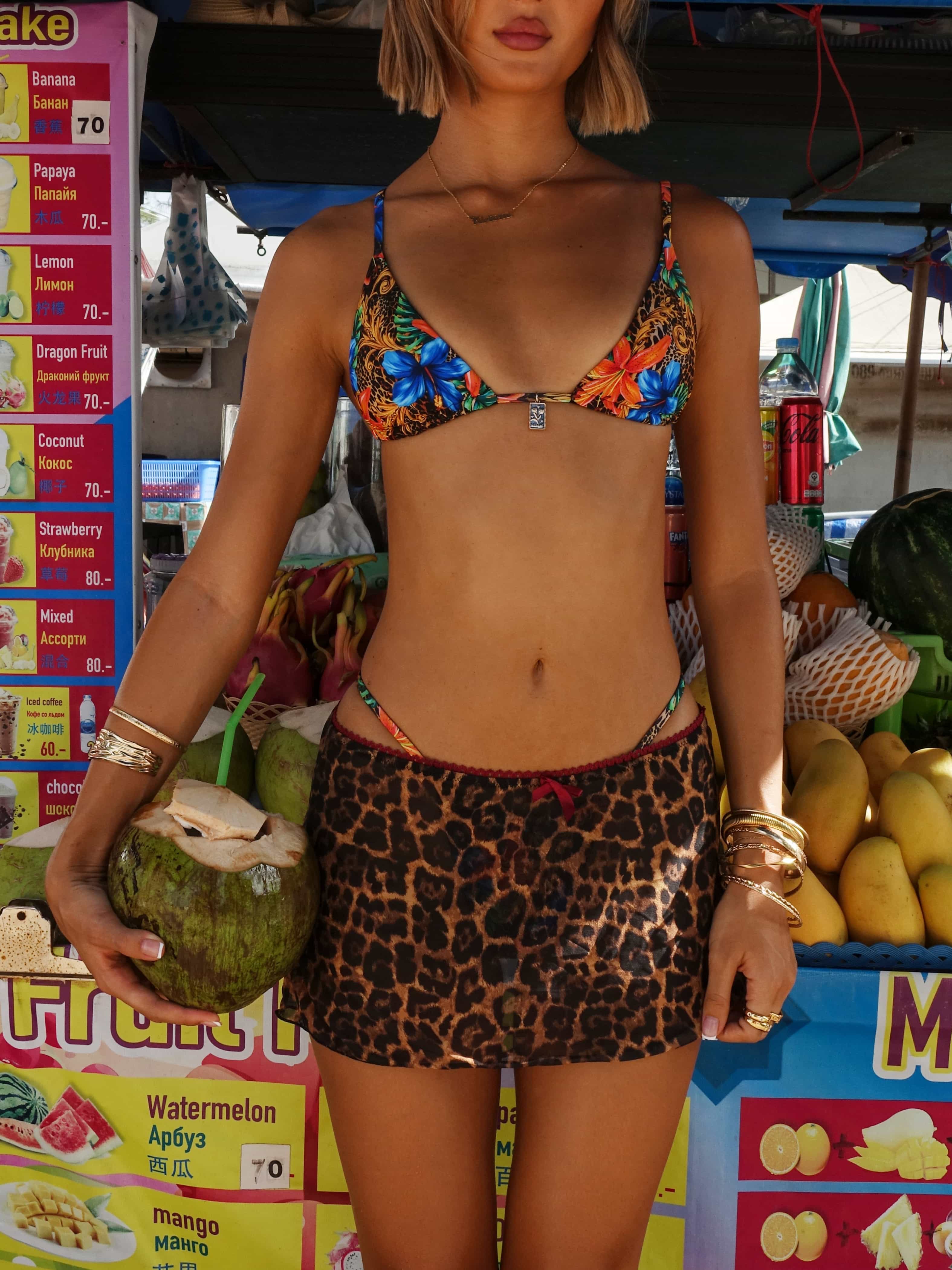 Maya Skirt / Leopard (Pre-order: shipping from 18th June)
