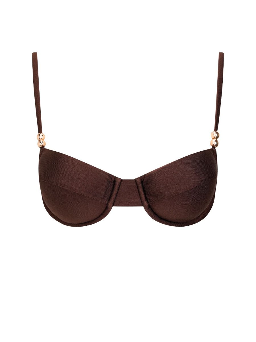 Fallon Top / Cocoa Satin - Coming soon