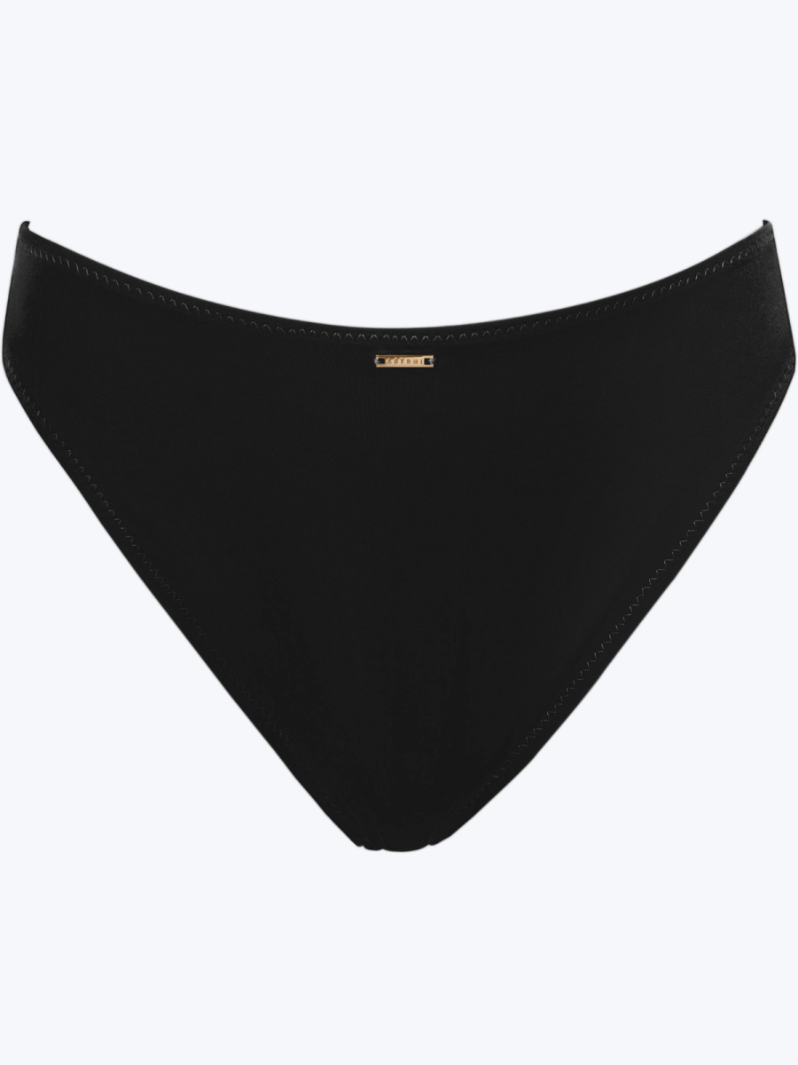 Jocelyn Bottom / Onyx Satin - Kotomi Swim