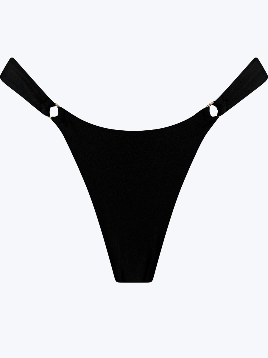 Rumi Bottom / Onyx Satin - Kotomi Swim