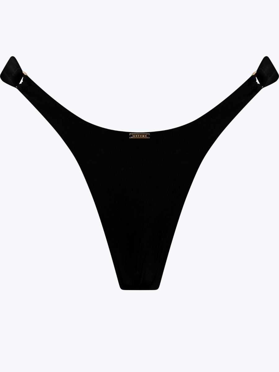 Rumi Bottom / Onyx Satin - Kotomi Swim