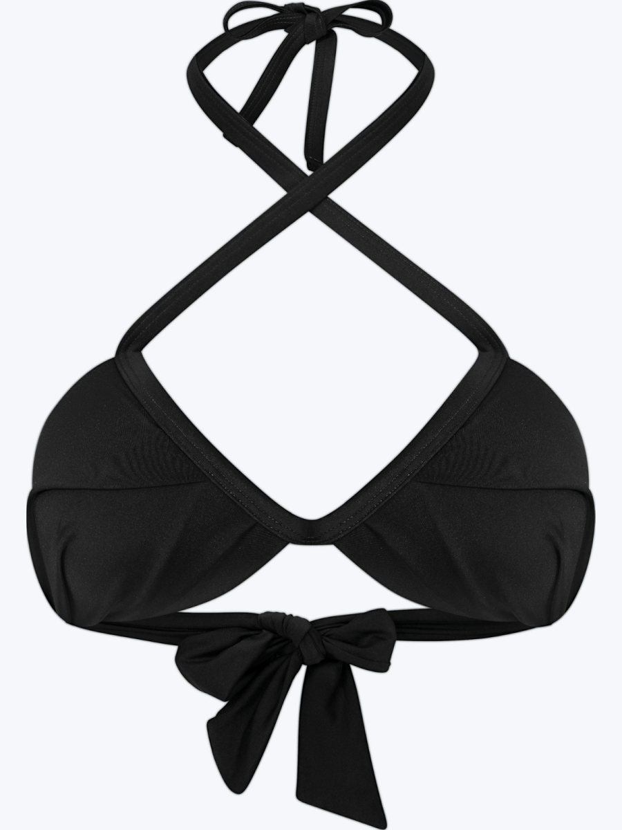 Kamira Top / Onyx Satin - Kotomi Swim