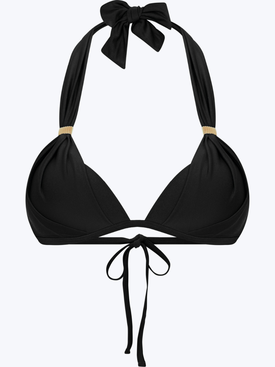 Kamira Top / Onyx Satin - Kotomi Swim