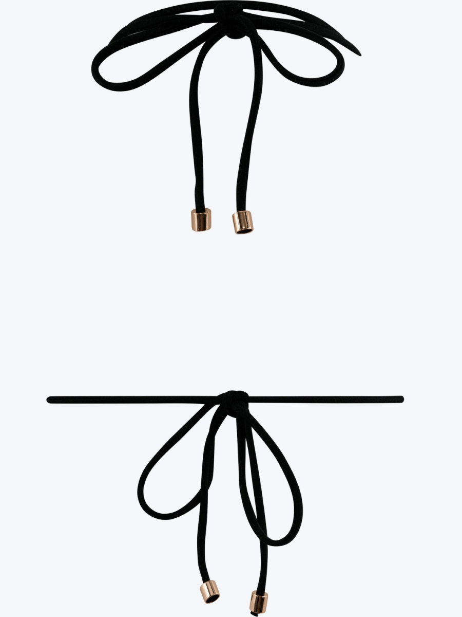 Maddi Top / Onyx Satin - Kotomi Swim