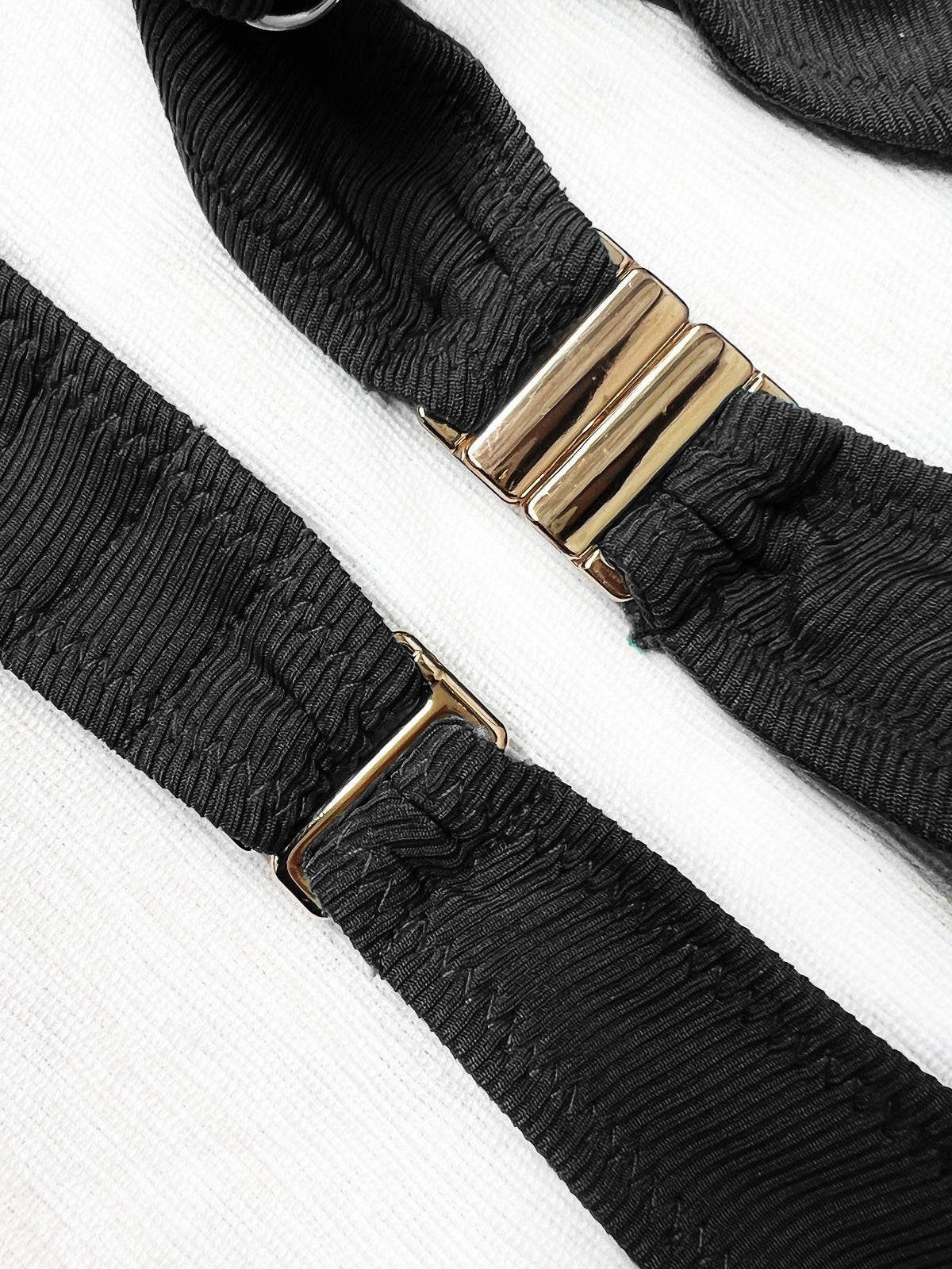 Jasmine Top / Black Rib - Kotomi Swim