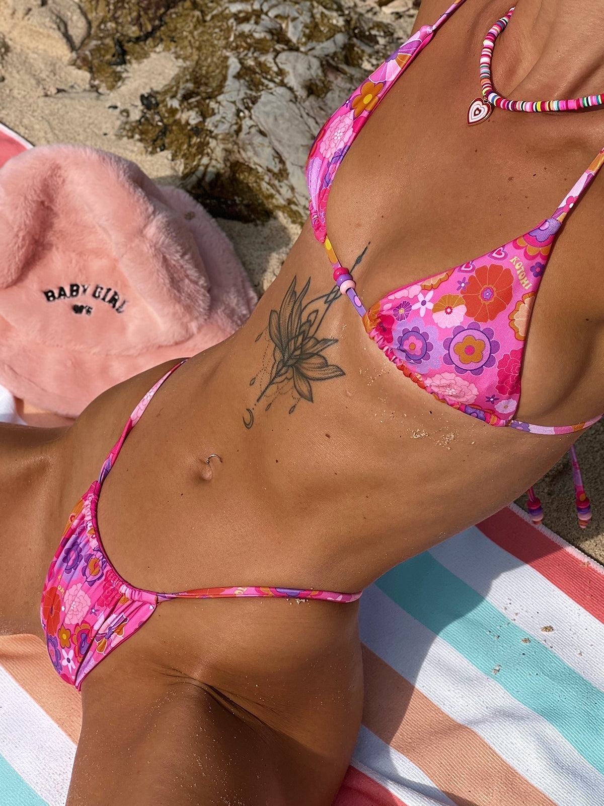 Tamson Bottom / Flirty Floral - Kotomi Swim