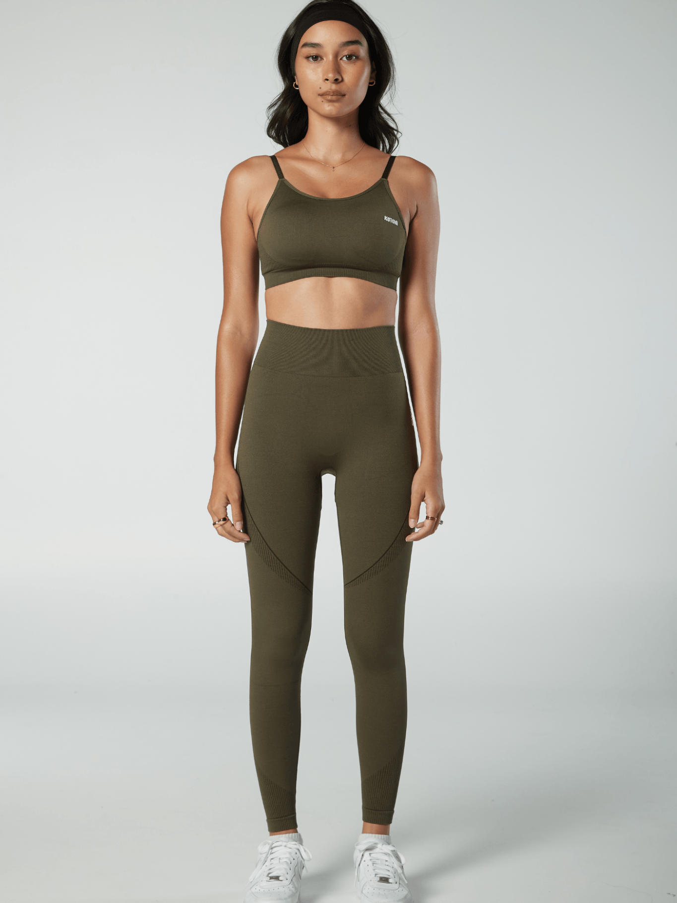Verve Leggings / Olive - Kotomi Active