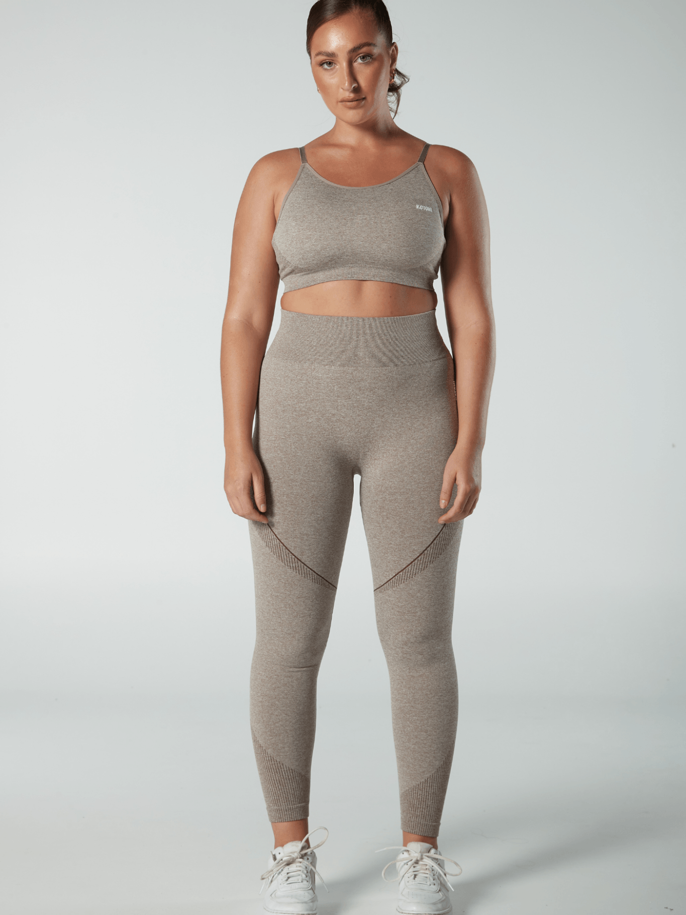 Verve Leggings / Sand Marl - Kotomi Active