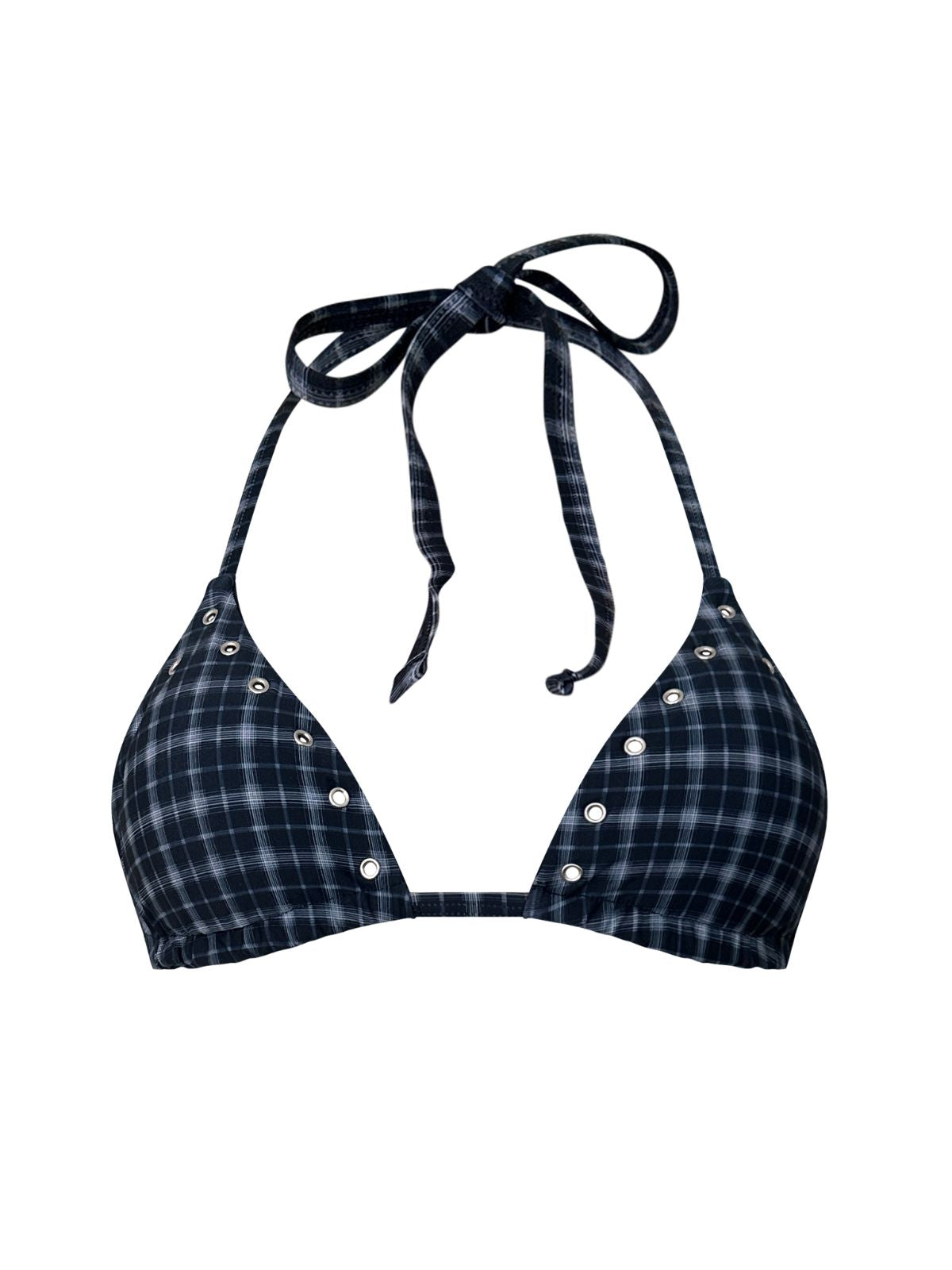 Joyce Top / Indigo Plaid (Pre-order: shipping from 30th June)