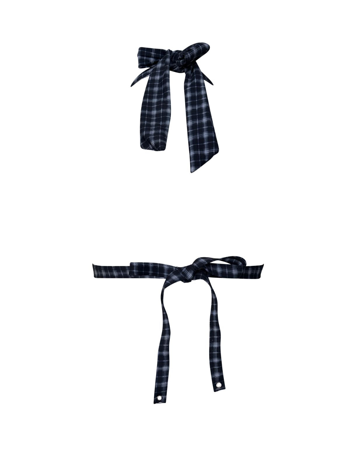 Kaycee Top / Indigo Plaid (Pre-order: shipping from 30th June)