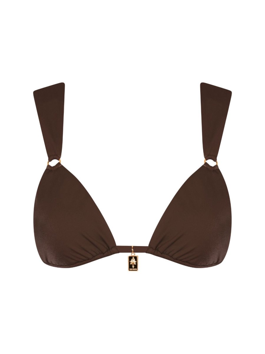 Rumi Top / Cocoa Satin - Coming soon