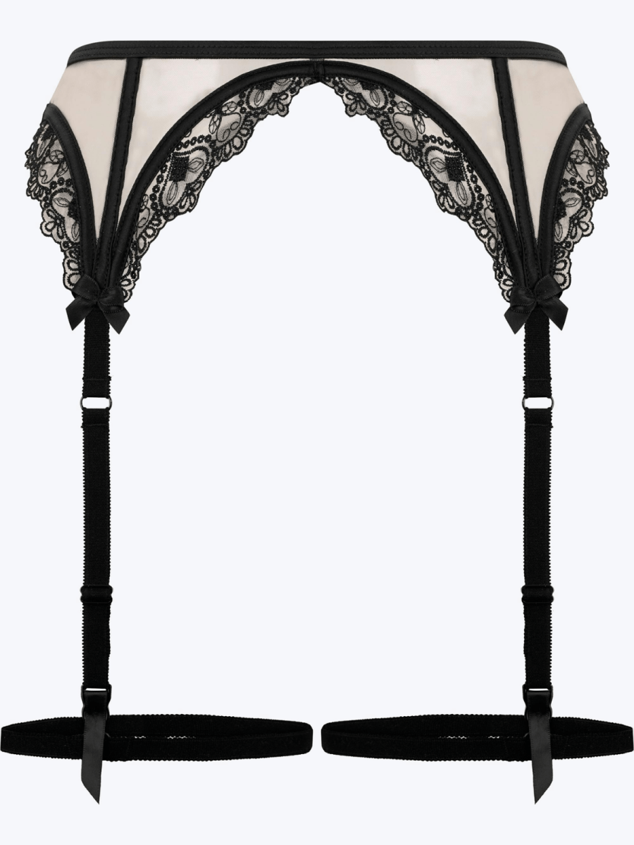 Sora Garter Set / Black - Kotomi Intimates