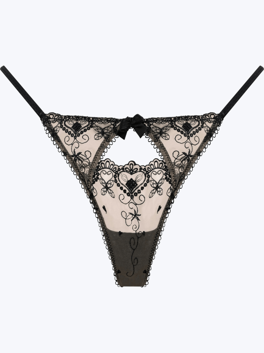 Sora Thong / Black - Kotomi Intimates