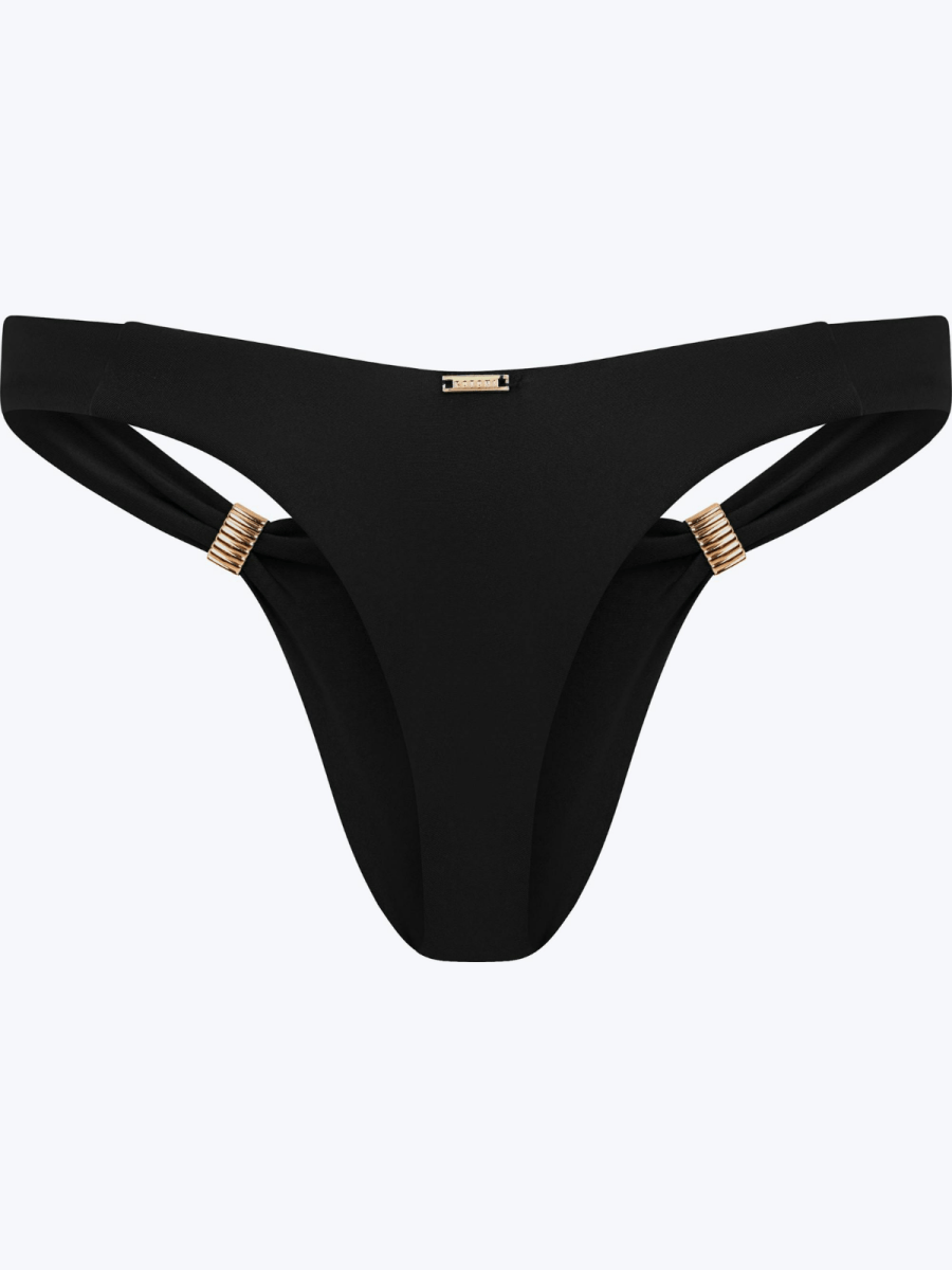 Kamira Bottom / Onyx Satin - Kotomi Swim
