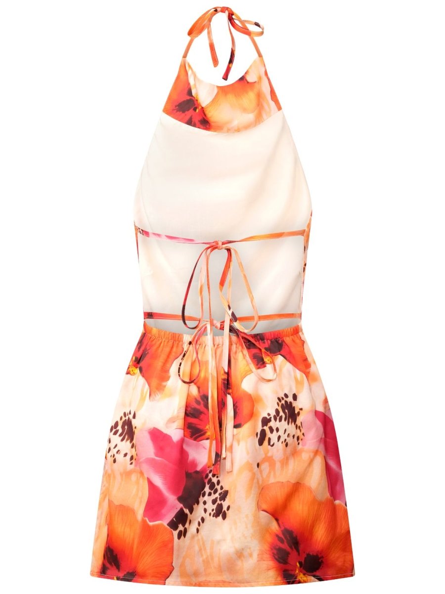 Sorelle Mini Dress / Orquidea - Kotomi Swim