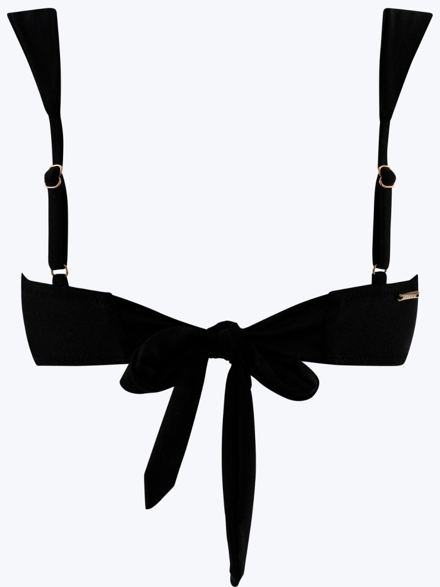 Jocelyn Top / Onyx Satin - Kotomi Swim