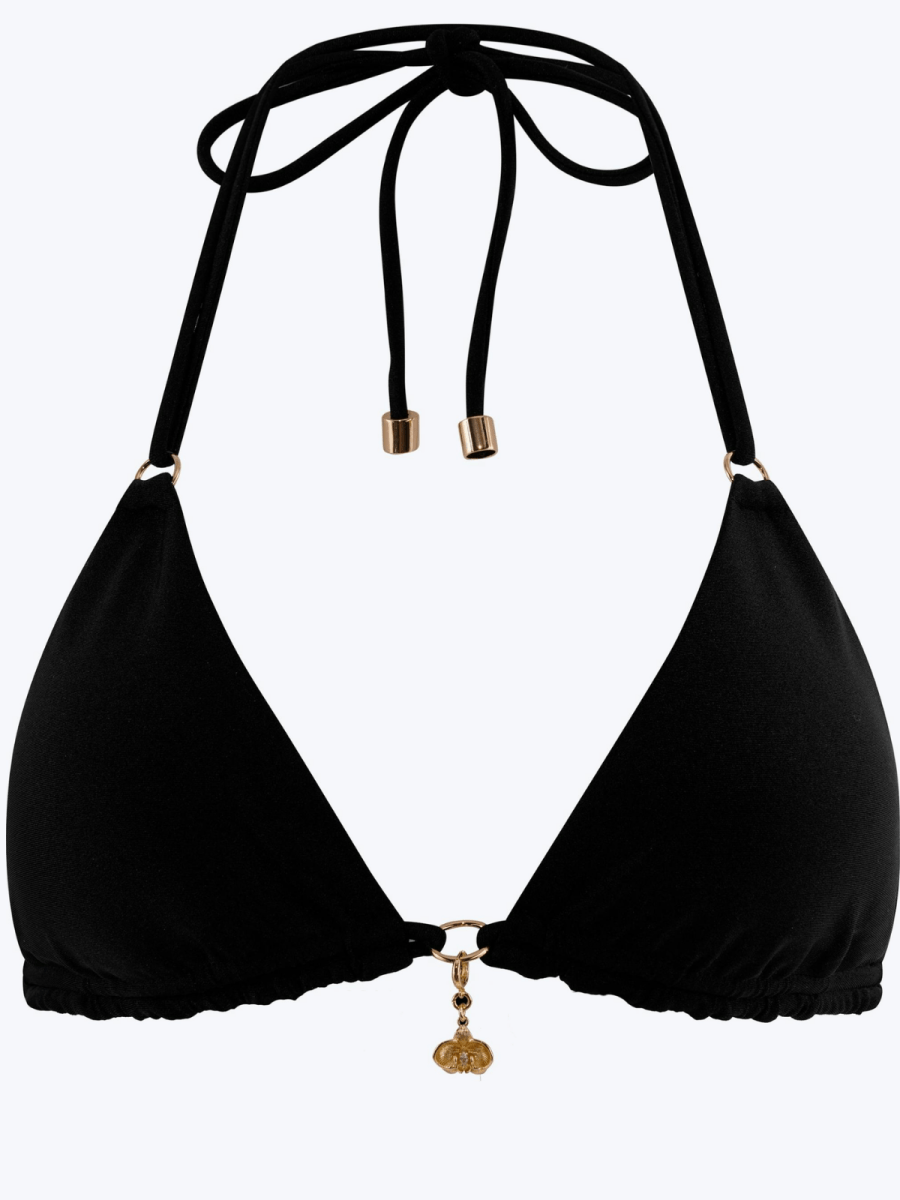 Maddi Top / Onyx Satin - Kotomi Swim