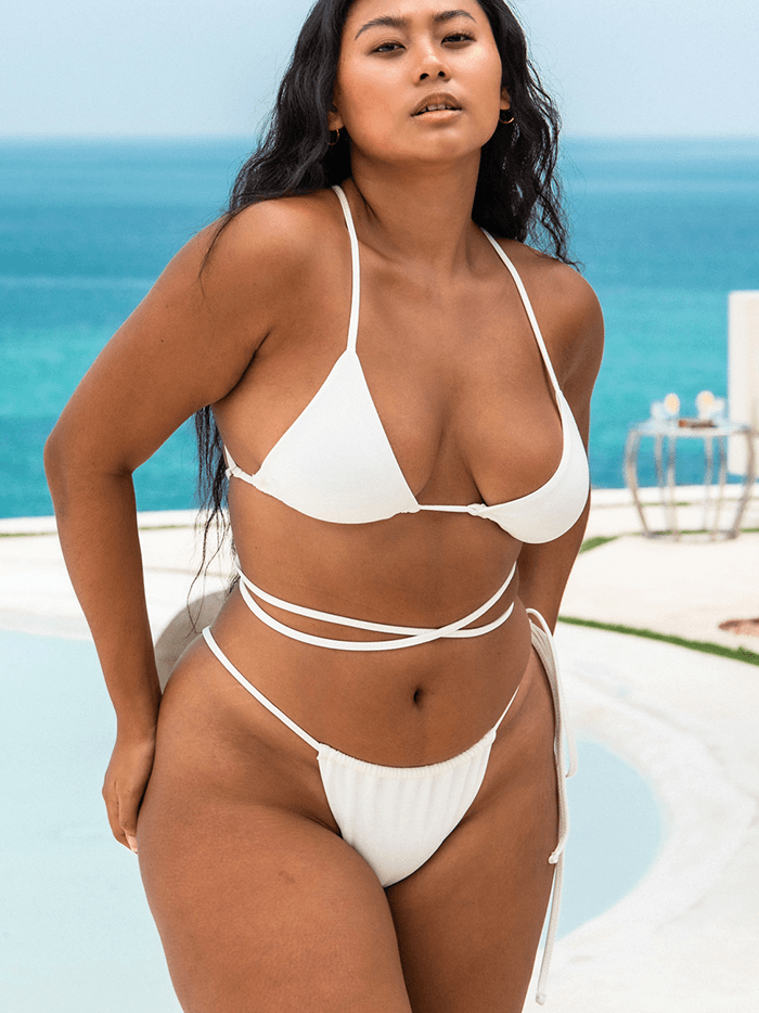 Airee Bottom / Ivory Rib - Kotomi Swim