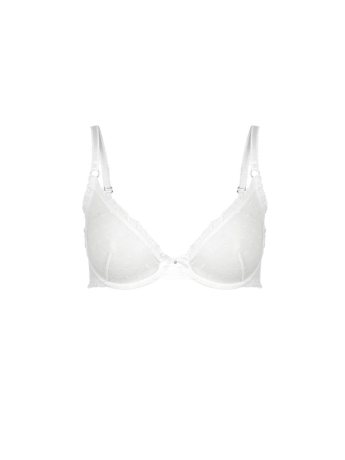 Faith Demi Bra / White - Kotomi Intimates