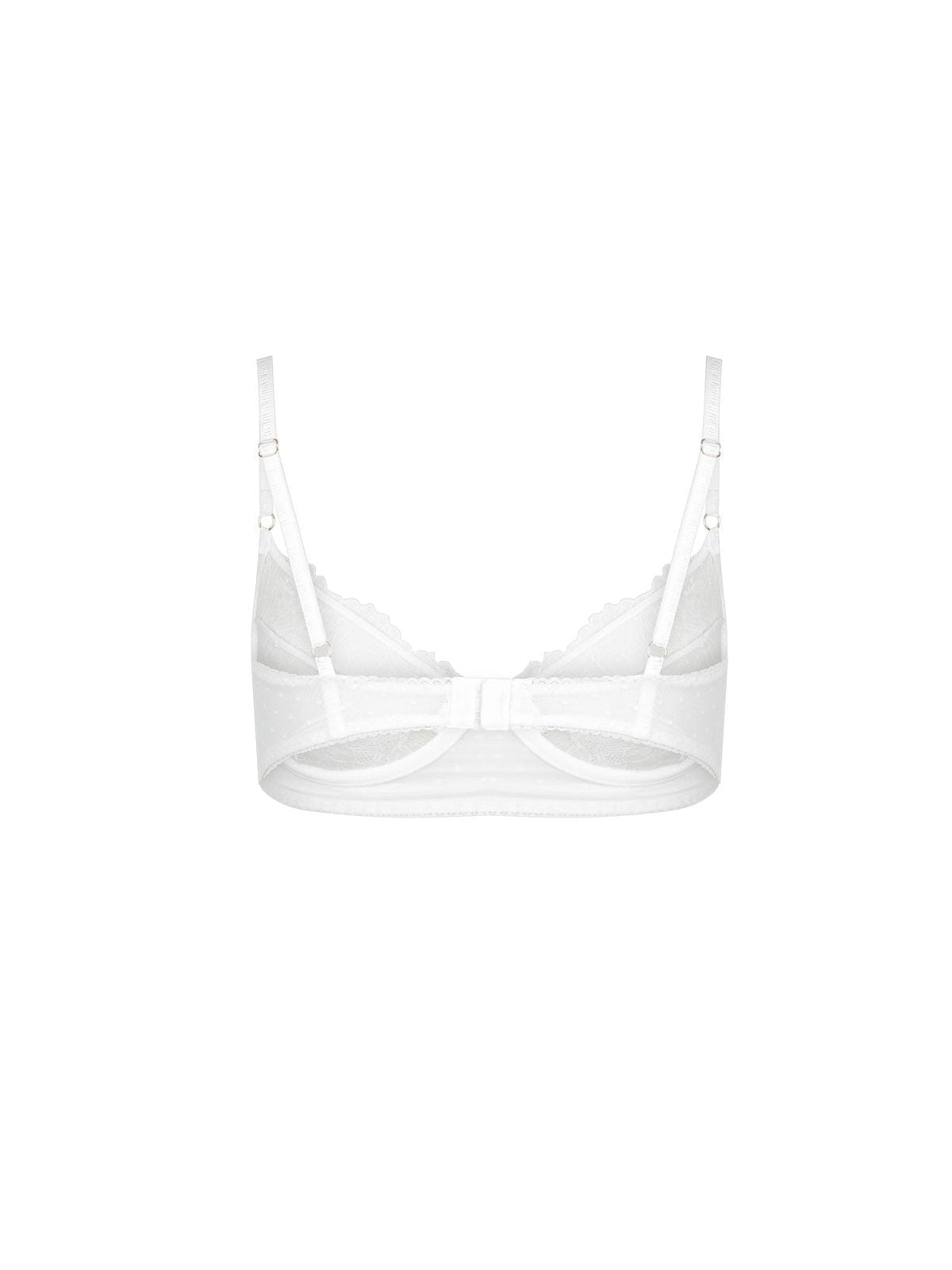 Florence Balconette Bra / White - Kotomi Intimates