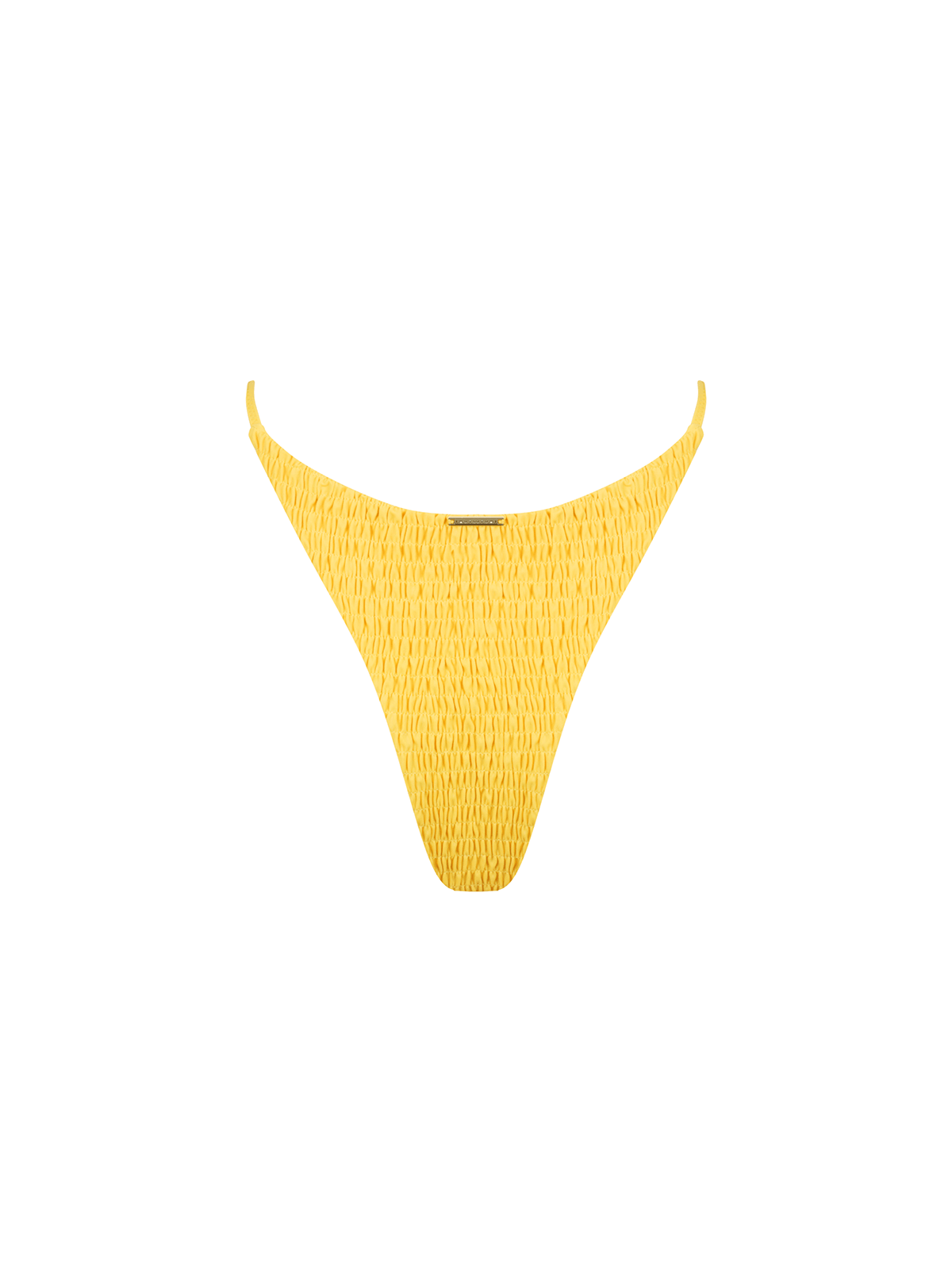 Livia Bottom / Yellow Smocked - Kotomi Swim