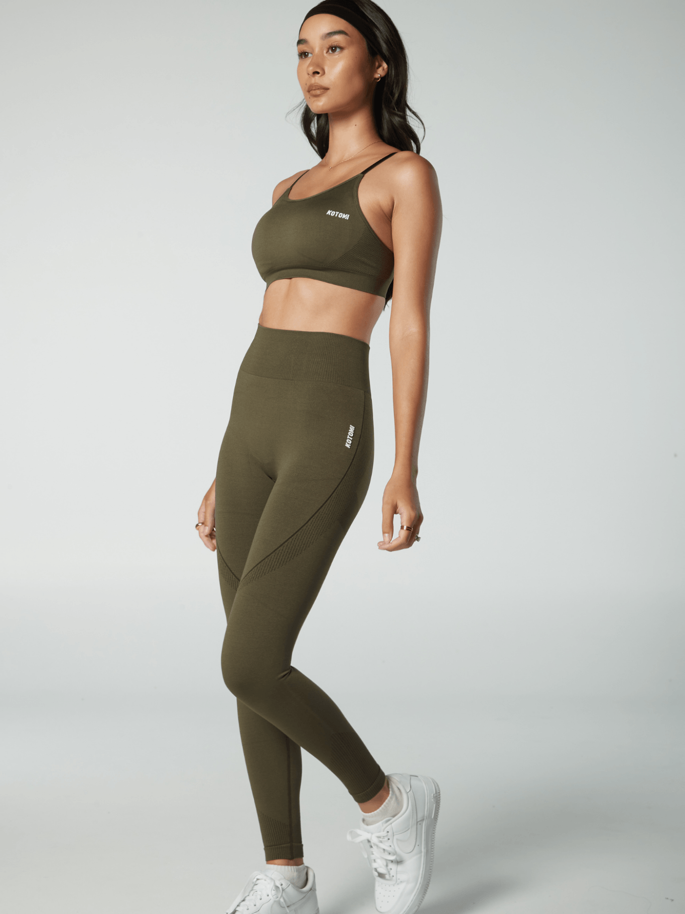 Verve Leggings / Olive - Kotomi Active