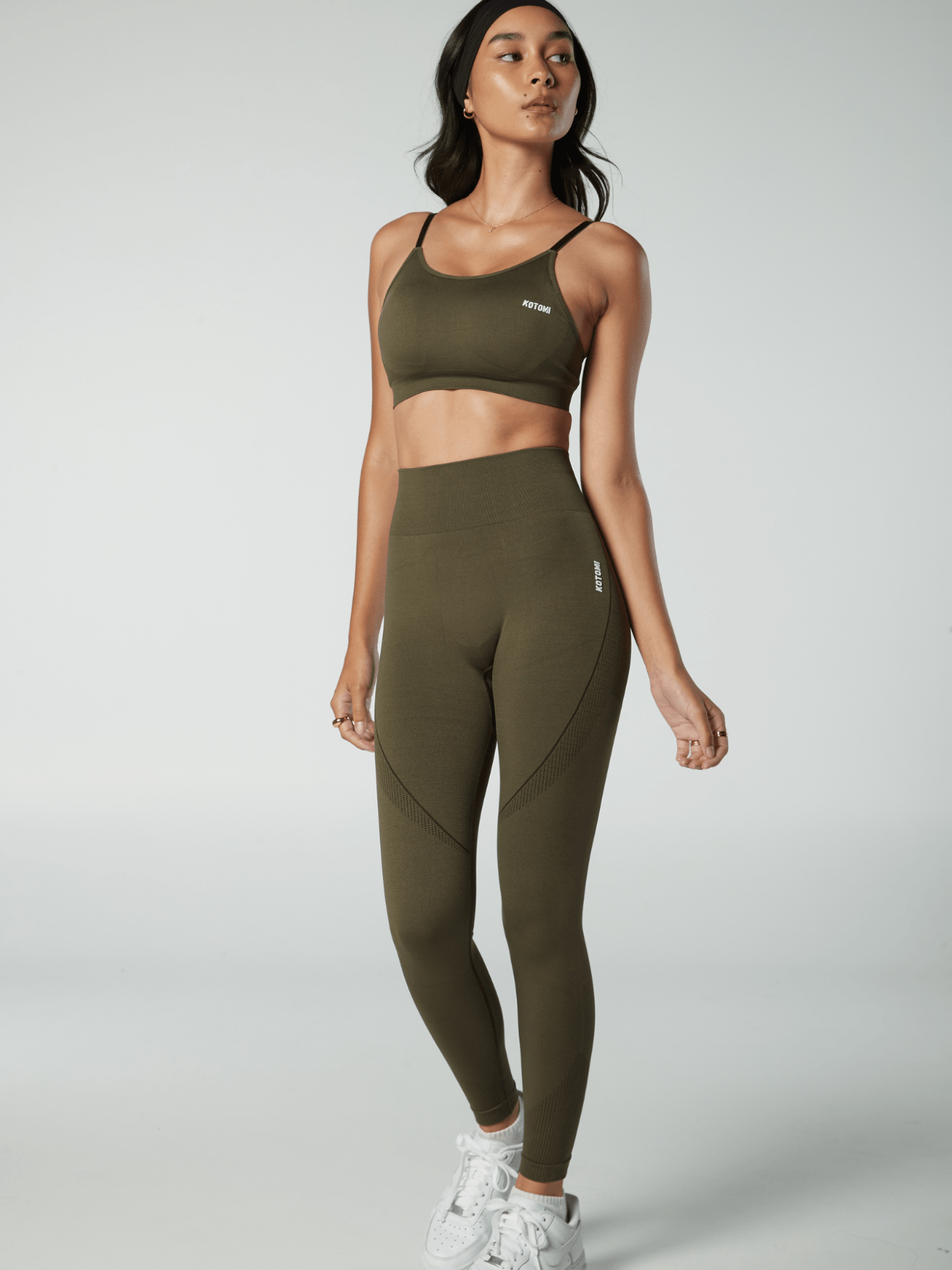 Verve Leggings / Olive - Kotomi Active