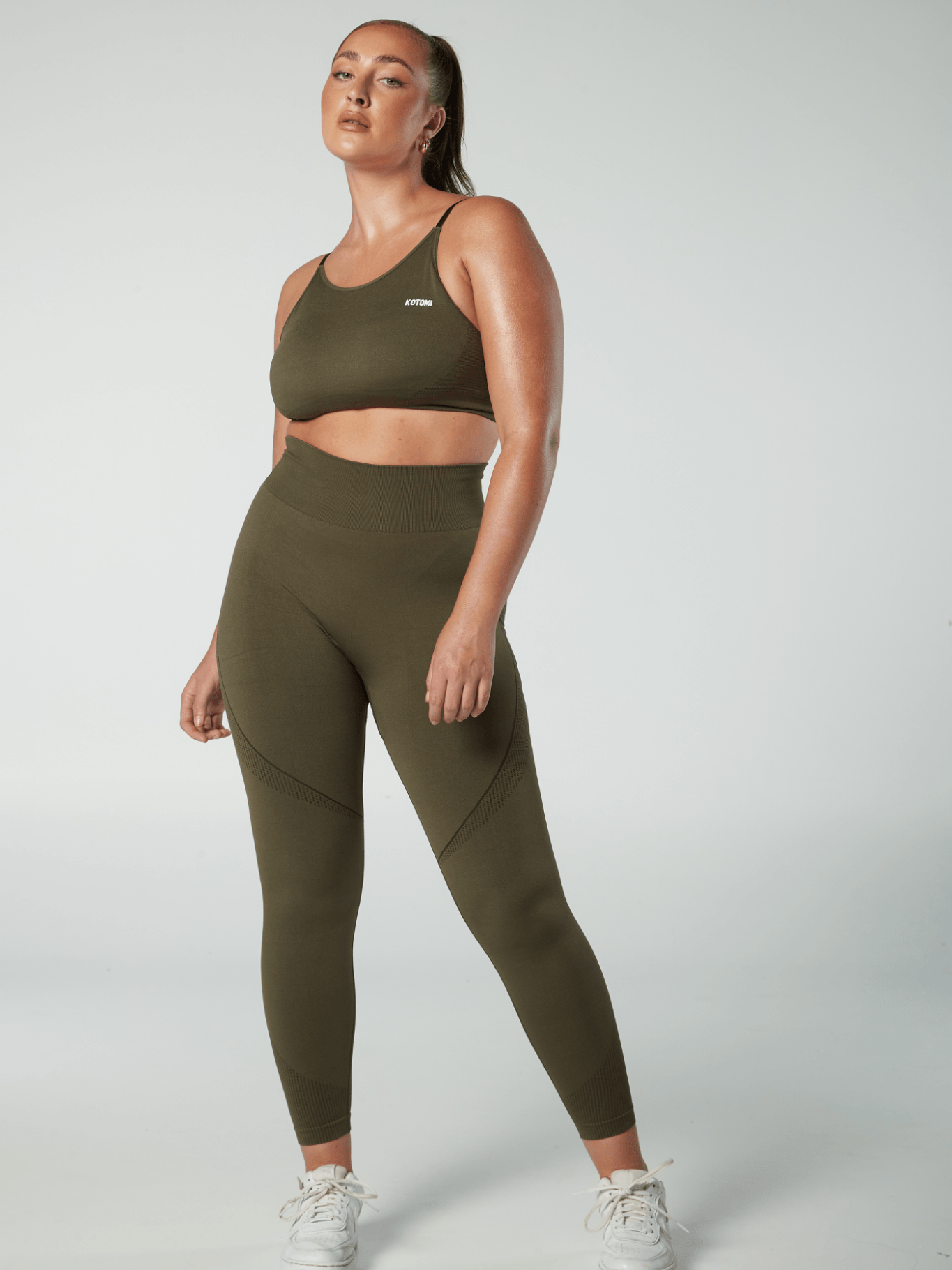 Verve Leggings / Olive - Kotomi Active