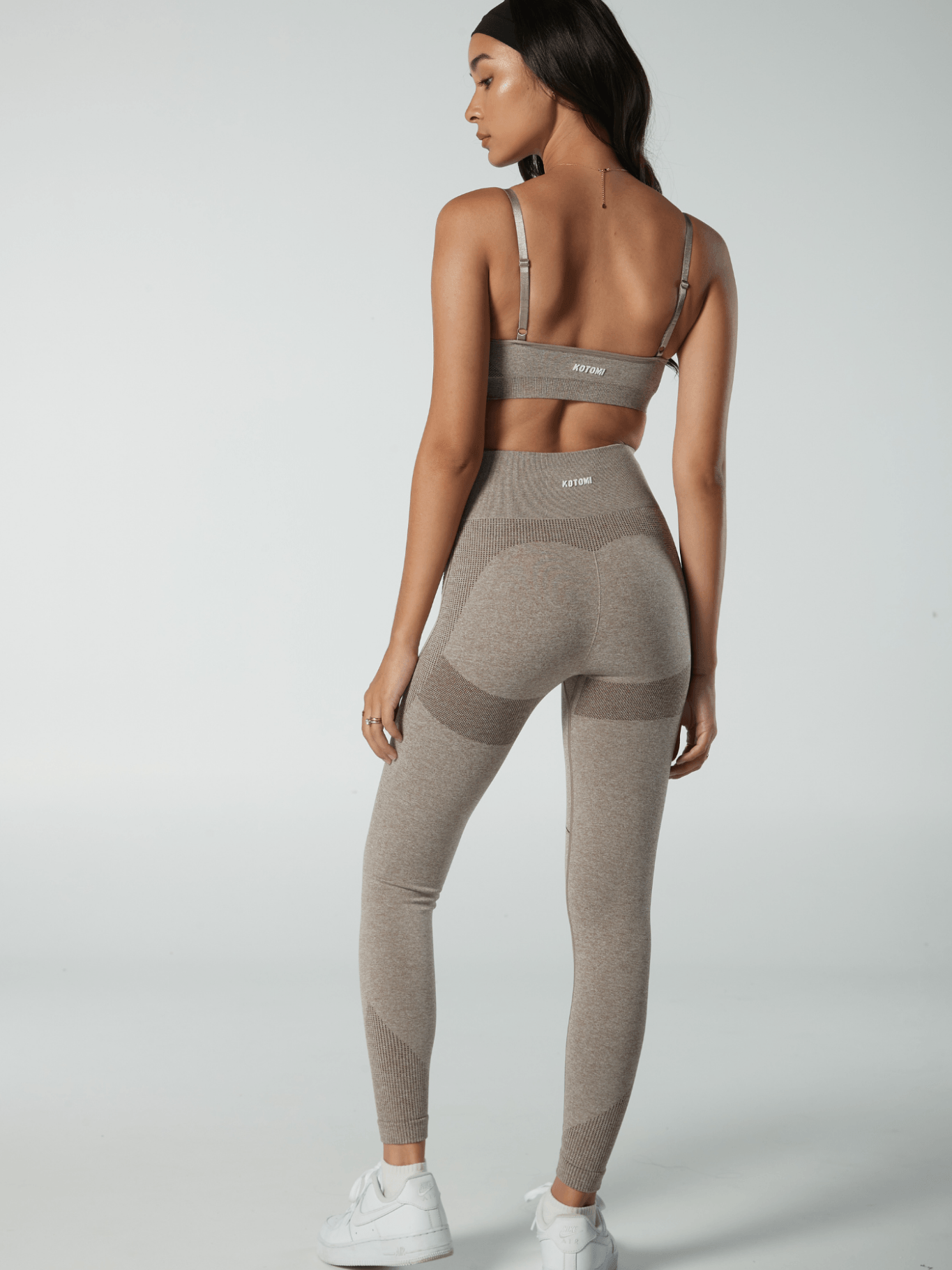 Verve Leggings / Sand Marl - Kotomi Active
